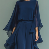 Moda Lusitana - Conjunto Elegante com Volantes