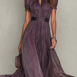 Moda Lusitana - Vestido Longo com Estilo Clássico