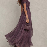 Moda Lusitana - Vestido Longo com Estilo Clássico