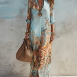 Mediterranean Maxi Dress
