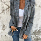 Checked Blazer