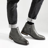 Botas Chelsea em pele