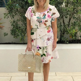 Émilie – Vestido longo floral elegante