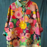 Fiorenza™ | CAMISA FLORESCIDA LARGA