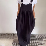 Alice | Vestido casual com alças de cor sólida