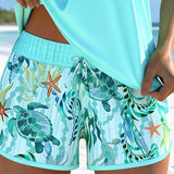 Moda Lusitana - Tankini Estiloso com Estampa Marítima
