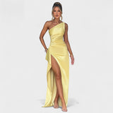 Vestido Assimétrico Cetim