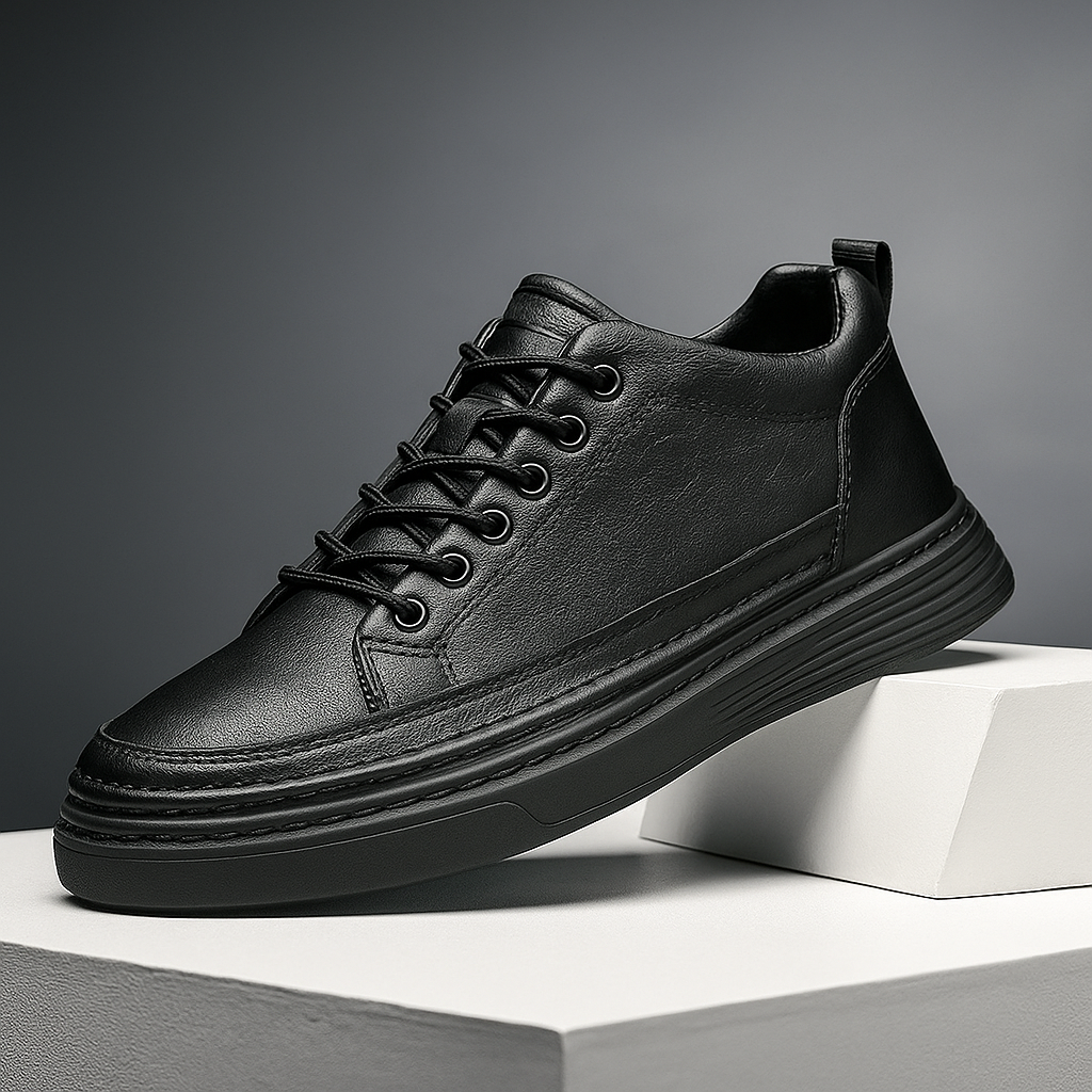 Sapatos de couro chiques