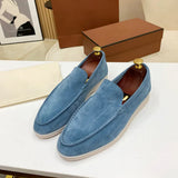 Mocassins clássicos de camurça