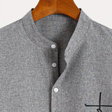 Moda Lusitana - Camisa Elegante com Colarinho Moderno