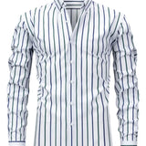 Camisa às riscas chique