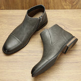 Botas Chelsea em pele