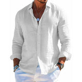 Moda Lusitana - Camisa Elegante de Tecido Respirável
