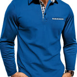 Camisa pólo com mangas compridas