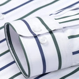 Camisa às riscas chique
