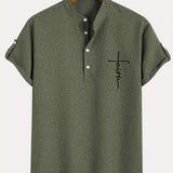Moda Lusitana - Camisa Elegante com Colarinho Moderno