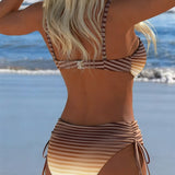 Moda Lusitana - Biquíni de Verão Listrado