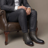 Botas Chelsea em pele