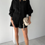 Maud | Conjunto de camisa e shorts chique