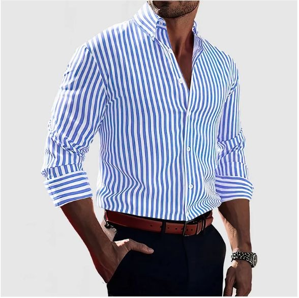Willem™| Camisa de verão às riscas elegante