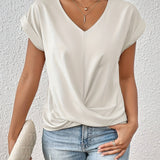 Eloise™ | Camiseta casual com decote em coração