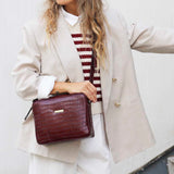 Moda Lusitana - Mala de Mão Estilo Croco