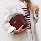 Moda Lusitana - Mala de Mão Estilo Croco