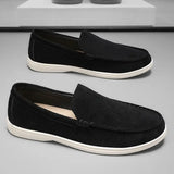 Mocassins elegantes em pele