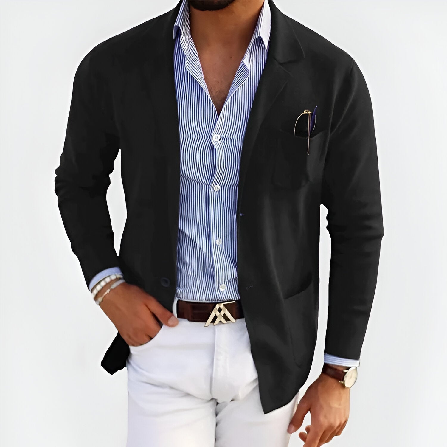 Andreas™ Casaco leve e elegante para homem