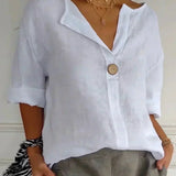 Aria | Blusa Casual Decote V