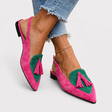 Moda Lusitana - Slingbacks de Pele com Detalhe