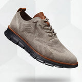 Sapatos Ultra-Confortáveis Respiráveis: Caqui-Preto