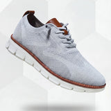 Sapatos Ultra-Confortáveis Respiráveis: Cinzento Claro