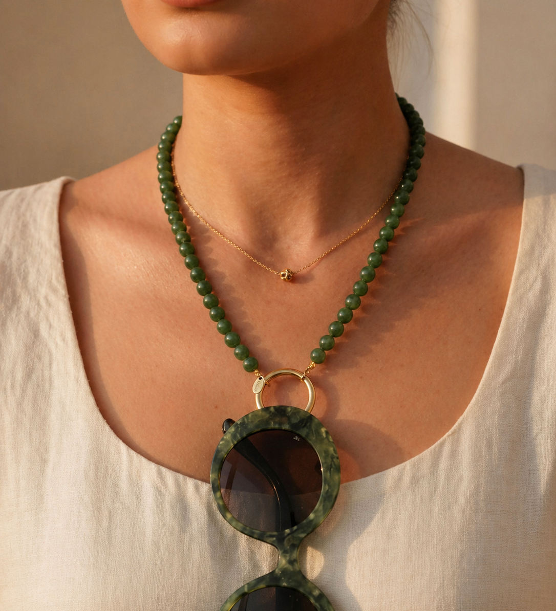 Ceraverde Ring Edit Glasses Chain