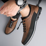 Sapatos de couro casuais