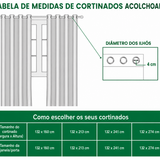 Cortinado Acolchoado Floral Caminho
