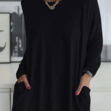 Victoria – Blusa longa feminina com elegância descontraída