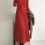 Jemima - Elegante Vestido Longo de Malha