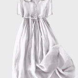 Vestido Clássico com Botões