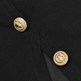 Moda Lusitana - Vestido Elegante com Detalhes Dourados