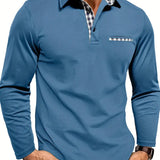 Camisa pólo com mangas compridas