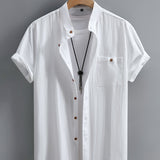 Camisa casual de manga curta