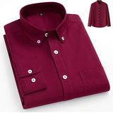 Givalli - Camisa Oxford de algodão