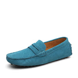 Mocassins casuais de camurça