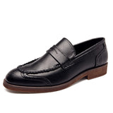 Mocassins de couro chiques