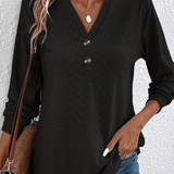 Ilse Button-Front Top