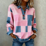 Moda Lusitana - Camisa Casual em Xadrez Estilo Retrô