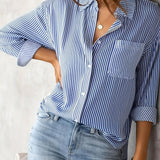 Svala Striped Summer Blouse