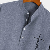 Moda Lusitana - Camisa Elegante com Colarinho Moderno