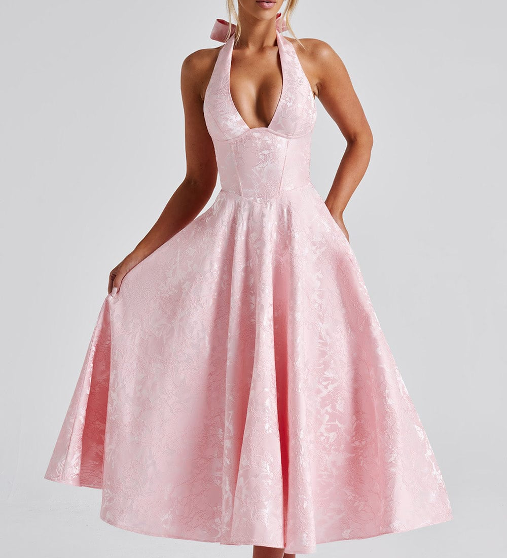 Camille Romantic Midi Dress